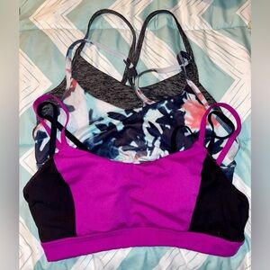 Set of 3 Old Navy active sport bras size Large